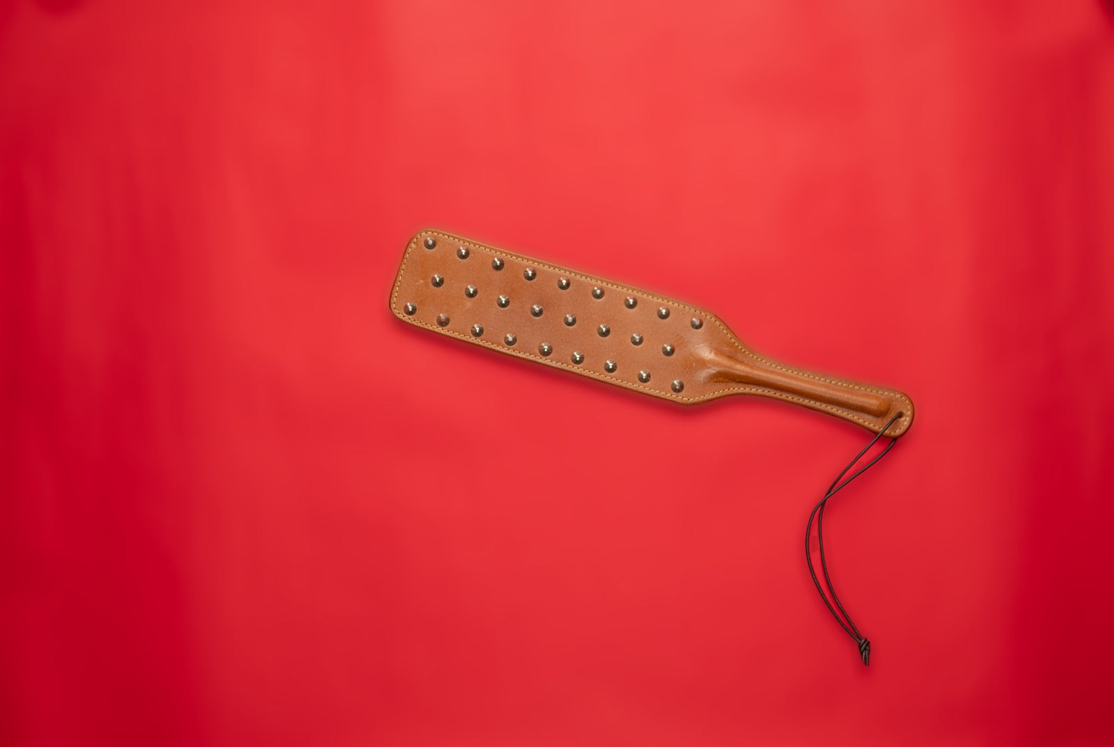 Sinister Spiked Leather Paddle